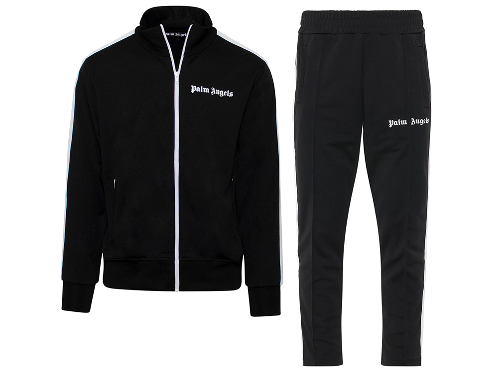Classic Polyester Black Tracksuit - Urban Junction